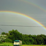 Rainbow over the St Lawrence