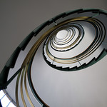 green & gold spiral