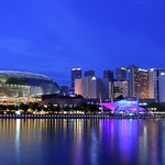 blue hour @ singapore