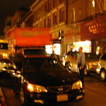 Chinatown traffic jam