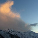 Storms building over the Himalaya