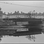 Jackie Spencer bridge on a misty morning