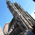 Nuremberg, Bavaria, Germany, Pfarrkirche St. Lorenz (Laurentius) &ndash; la chiesa parrocchiale di San Lorenzo, la iglesia parroquial de San Lorenzo (m&aacute;rtir), l'&eacute;glise paroissiale de Saint Laurent de Rome, the Parish Church of Lawrence of Rome