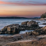 Winter Harbor Sunset