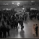 New York Grand Central Station Bride and Groom