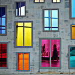 self portrait with contemporary art museum