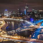 Vilnius, Lithuania at Night