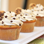 Chocolate Chip Cookie Dough Cupcakes