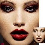 Makeup simple circus.