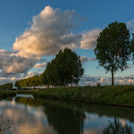 Evening light at the end of a rainy Monday