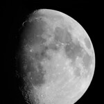 Moon and Saturn in conjunction. I took this a year ago and decided to reprocess it. I really like this version. This a double exposure shot.