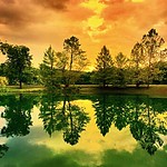 Sunset at the pond...again...