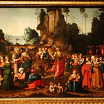 Francesco UBERTINI (Bacchiacca), Preaching of Saint John the Baptist