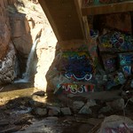 Rainbow Falls Manitou Springs Colorado, Graffiti Falls