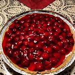 Cherry cheesecake ftw!! #cherry #cheesecake #delicious #idkificanwait #finnaeatitnow