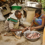 Goat for Dinner - Preparing the Meat
