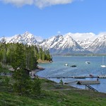 Teton range from Signal Mountain Lodge