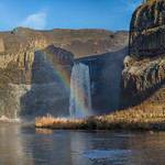 Palouse Falls at the End of the Rainbow