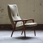 Mouthwatering Swedish Midcentury Modern Yngve Ekstrom Mingo Chair for Swedese (Sweden, 1960s)