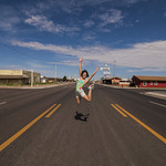 Gabi on Historic Route 66