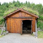 Lofotr - Viking smithy front view
