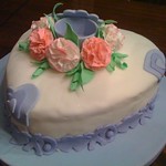 Valentine's Day Carnation Cake