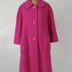 Sweet Pink Swinging 60's Swing Coat