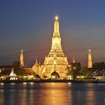 Bangkok, Thailand - Golden Wat Arun