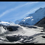 On the glacier of Morteratsch