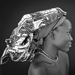 Mukubal Woman With Ompota Headdress, Angola