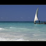 Zanzibar - Men on a Dhow