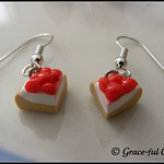 Cherry Cheesecake Earrings 1