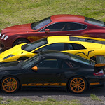 Bentley Continental GT, Lamborghini Murcielago LP670-4 SV & Porsche 911 GT3 RS (997)
