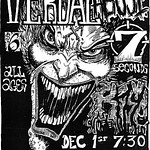 7 Seconds, Verbal Abuse punk hardcore flyer