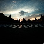 red square silhouette - horizontal