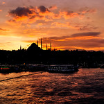 S&uuml;leymaniye Mosque, from Galata Bridge