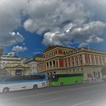 Wien, 1. Bezirk, Gesellschaft der Musikfreunde (societ&agrave; degli amici della musica, sociedad de los amigos de la m&uacute;sica, soci&eacute;t&eacute; des amis de la musique, society of the friends of music), B&ouml;sendorferstra&szlig;e/Dumbastra&szlig;e/Musikvereinsplatz/Karlsplatz