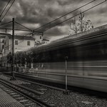 Speeding Train in Pasadena
