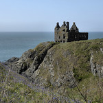 A Dunskey Castle view