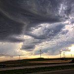 Kansas Storm and Windfarm
