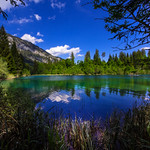 Beautiful lake - Crestasee - Graub&uuml;nden - Switzerland