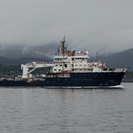 The buoy-laying vessel Pharos, IMO 9338606; Firth of Clyde, Scotland