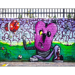 Street Art (Mowscodelico), East London, England.