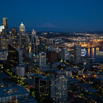 Seattle at night