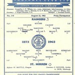 Rangers v St. Mirren 19620822