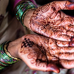 The hands of a mother