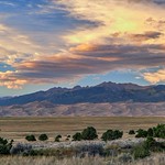 *Great Sand Dunes @ evening sky*