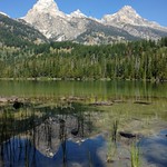 Taggart Lake and Grand Teton - Grand Teton National Park, Wyoming