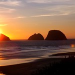 Fireball Over The Ocean