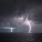 Orage sur la c&ocirc;te Toscane. 10/9/2017